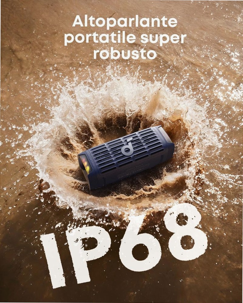 soundcore Boom 3i | Altoparlante portatile robusto per esterni