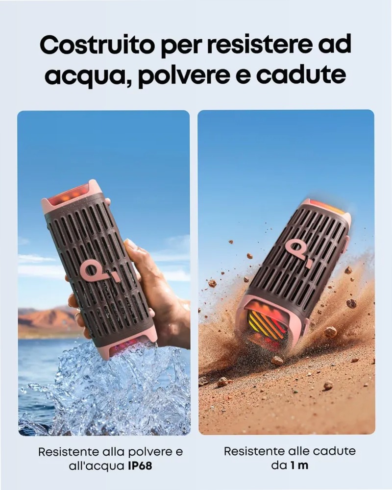 soundcore Boom 3i | Altoparlante portatile robusto per esterni
