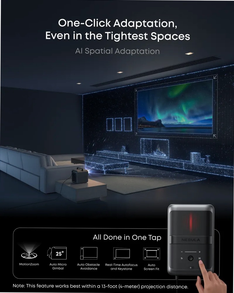 NEBULA X1 | Proiettore laser triplo 4K con audio Dolby