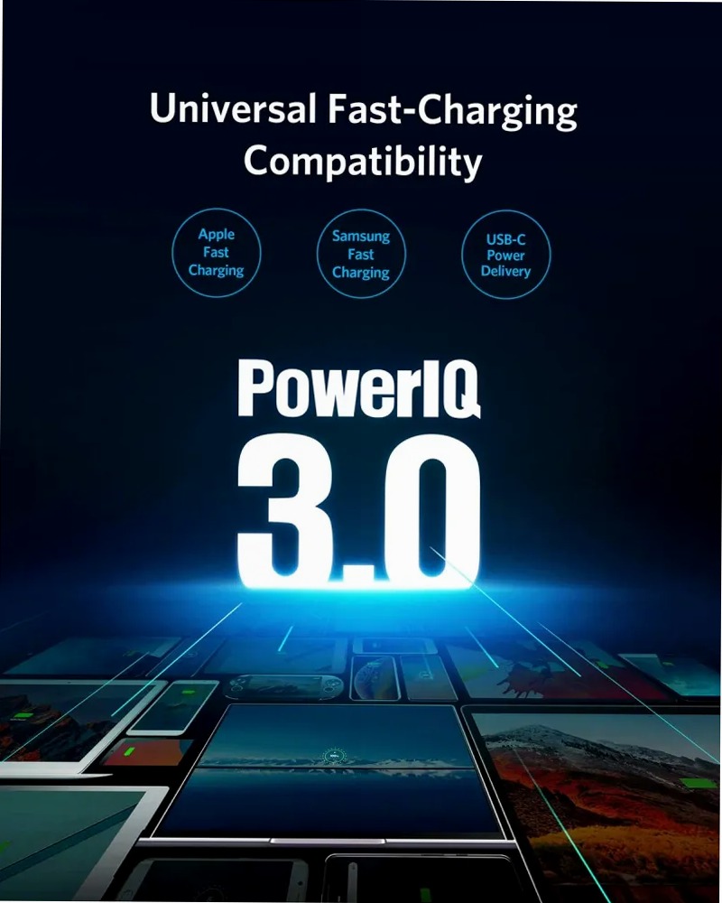 Caricabatterie da auto Anker PowerDrive III Duo USB-C