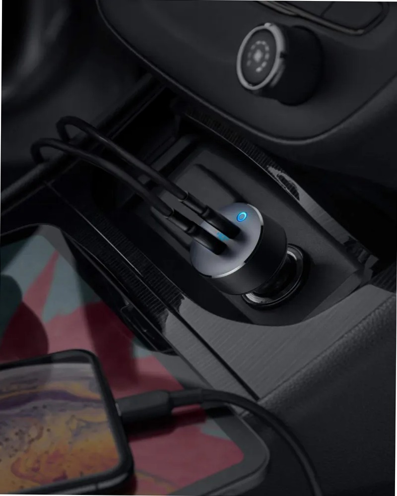 Caricabatterie da auto Anker PowerDrive III Duo USB-C