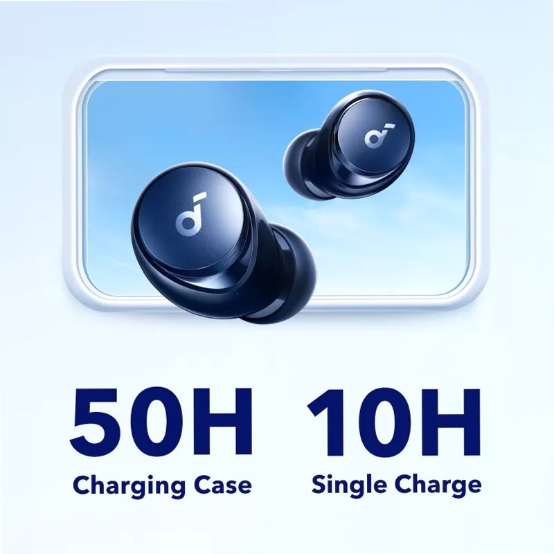 soundcore Space A40 | Auricolari con cancellazione del rumore a lunga durata