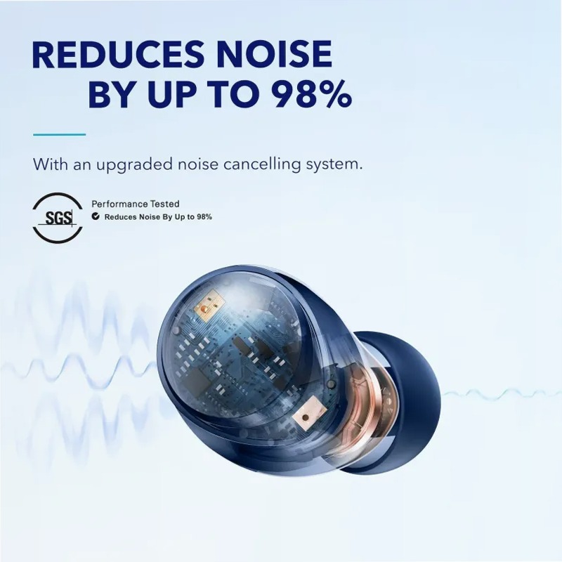 soundcore Space A40 | Auricolari con cancellazione del rumore a lunga durata