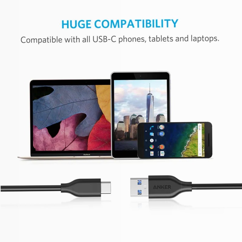 Anker PowerLine USB-C a USB 3.0 (1,8 m)