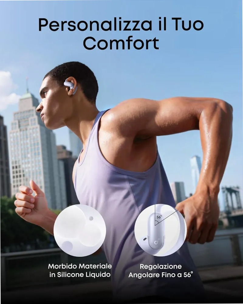 soundcore AeroFit 2 Pro｜Auricolari Semi‑Open‑Ear per ogni situazione