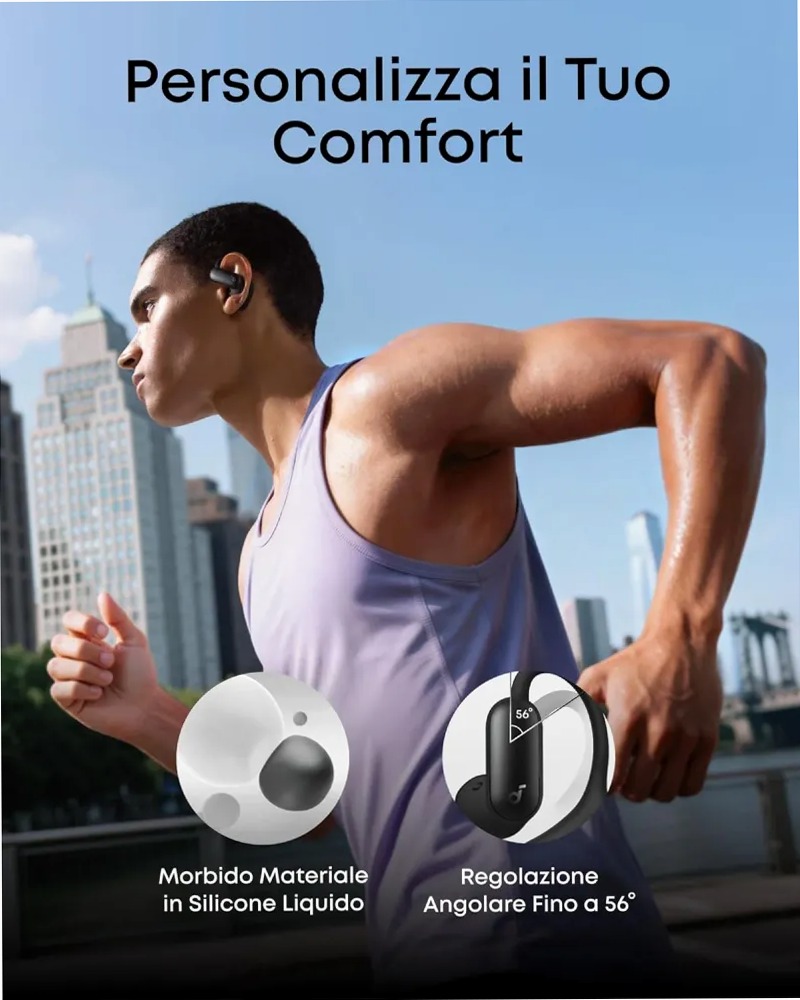 soundcore AeroFit 2 Pro｜Auricolari Semi‑Open‑Ear per ogni situazione