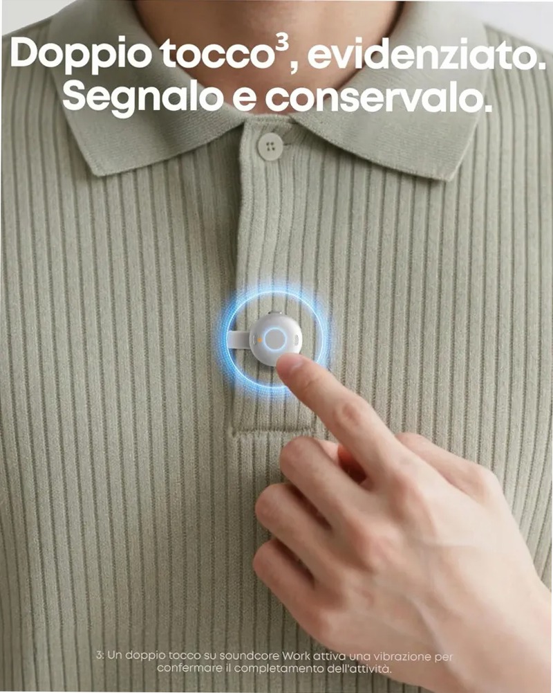 soundcore Work | Registratore vocale AI tascabile