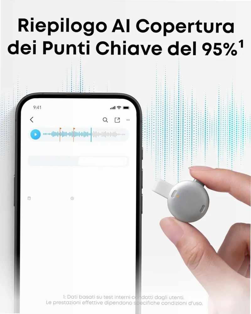 soundcore Work | Registratore vocale AI tascabile