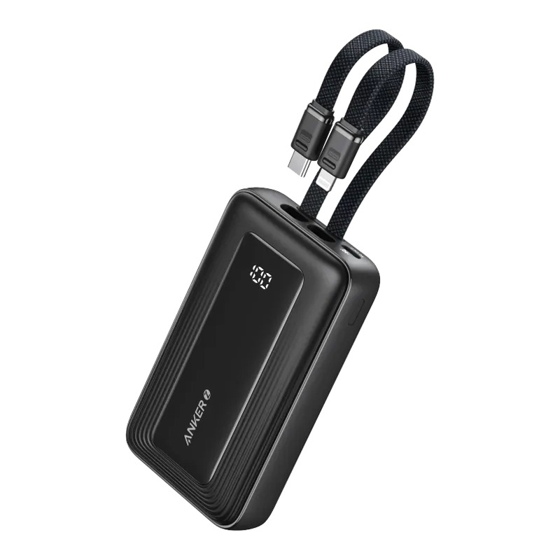 Anker Zolo Power Bank 10,000 mAh | 35W con doppi cavi USB‑C integrati