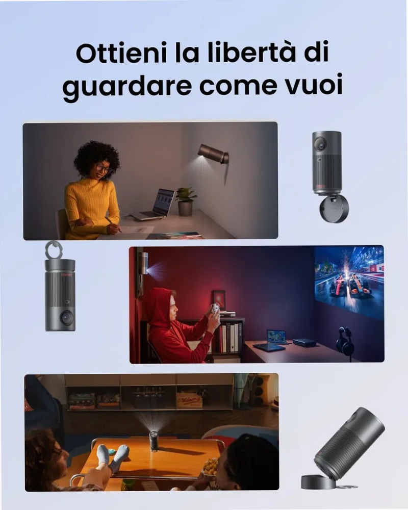 Capsule Air | Il più piccolo proiettore Google TV al mondo
