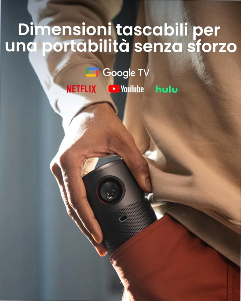 Capsule Air | Il più piccolo proiettore Google TV al mondo