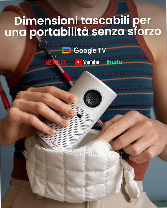 Capsule Air | Il più piccolo proiettore Google TV al mondo