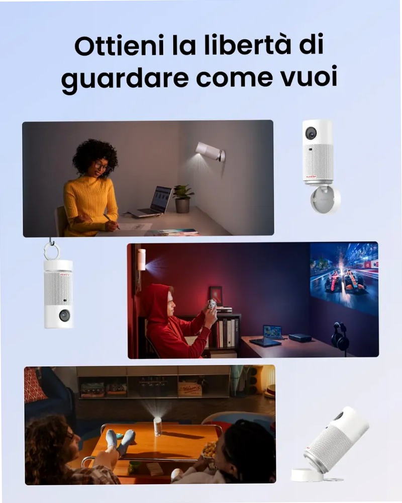 Capsule Air | Il più piccolo proiettore Google TV al mondo