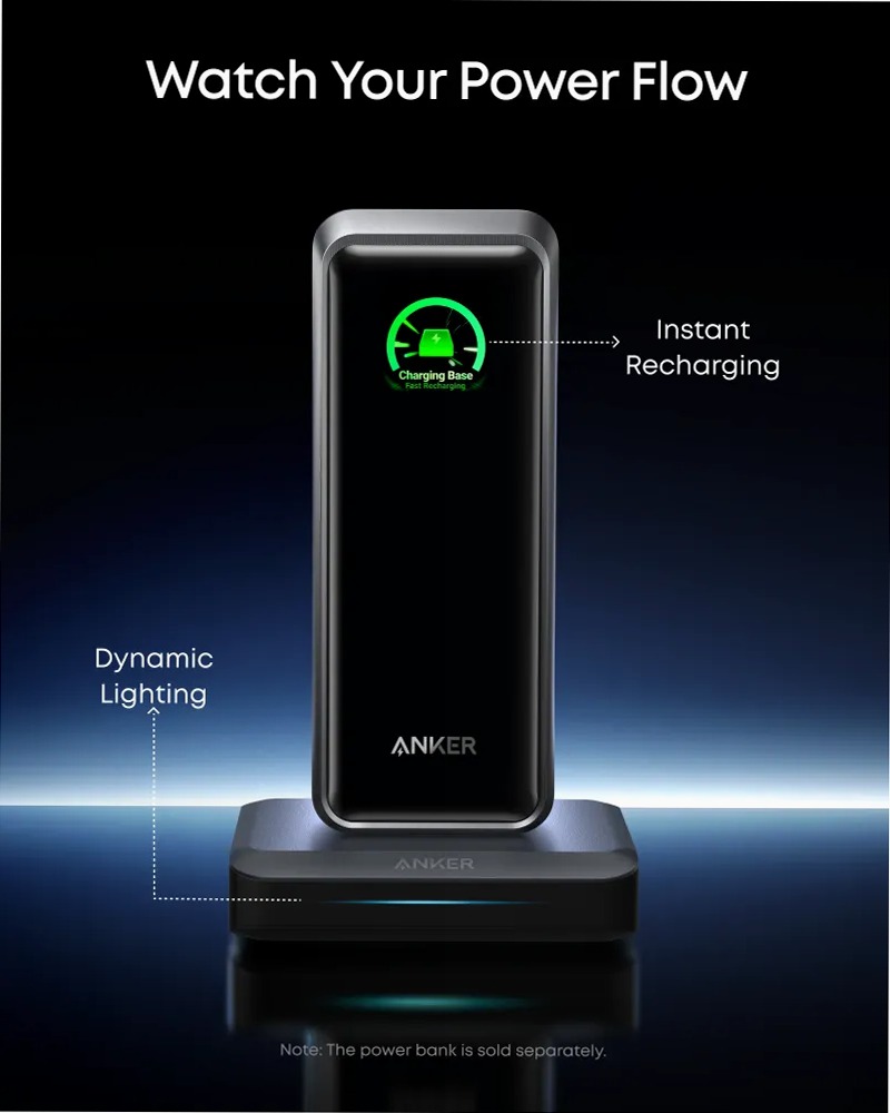 Anker Prime Base di ricarica (150 W, 3 porte)