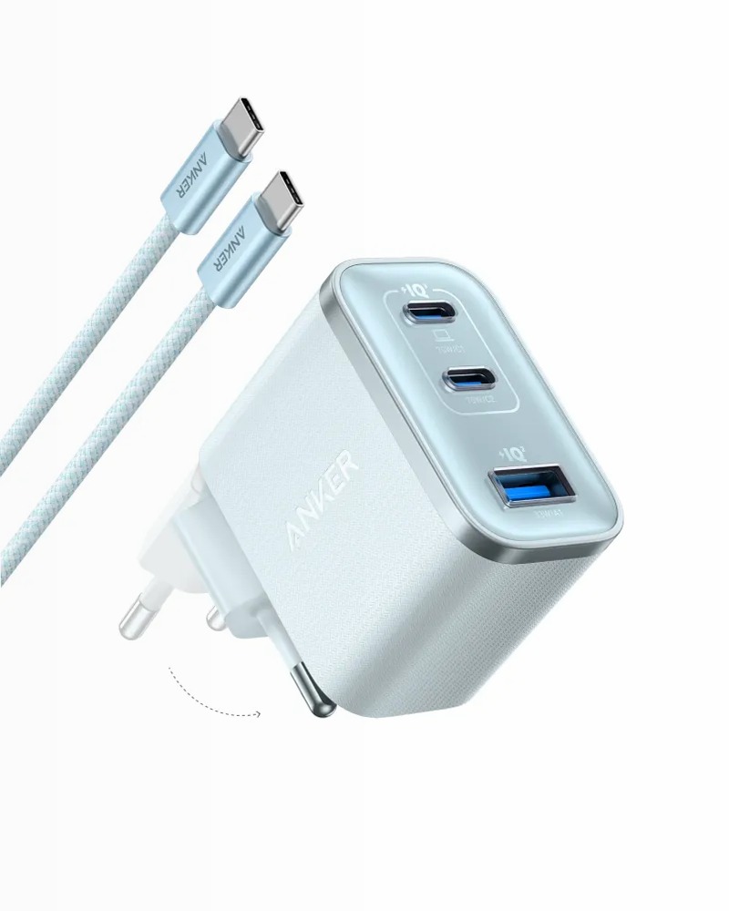 Anker Nano Caricatore (70W, 3 Porte)