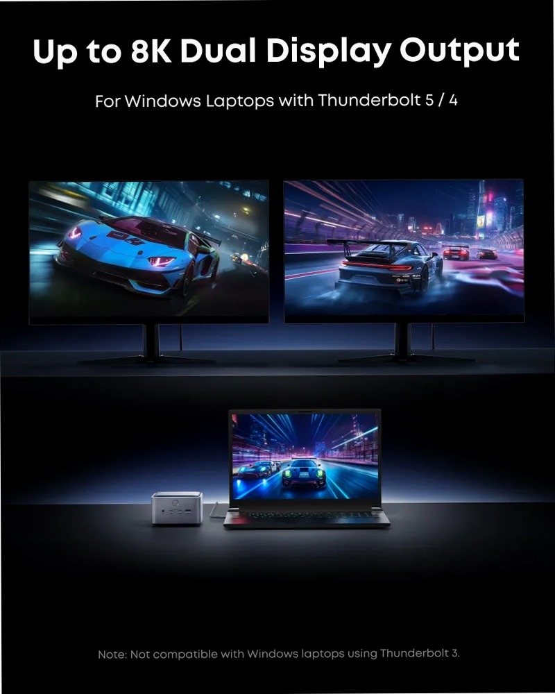 Stazione di docking Anker Prime TB5 (14 in 1, 8K, Thunderbolt 5)