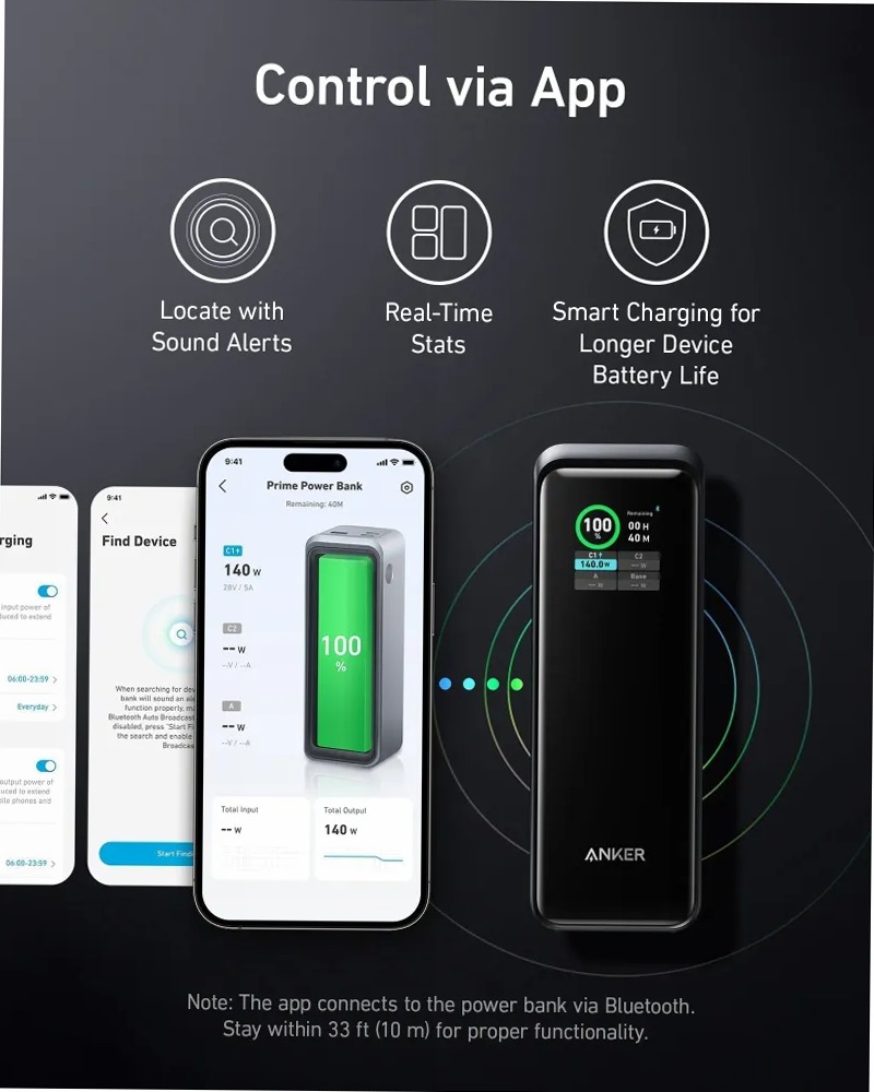 Power bank Anker Prime da 27.650 mAh (250 W)
