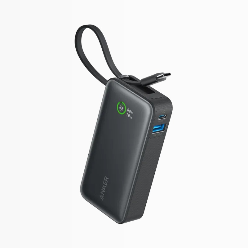 Anker Nano Power Bank (30 W, cavo USB-C integrato)
