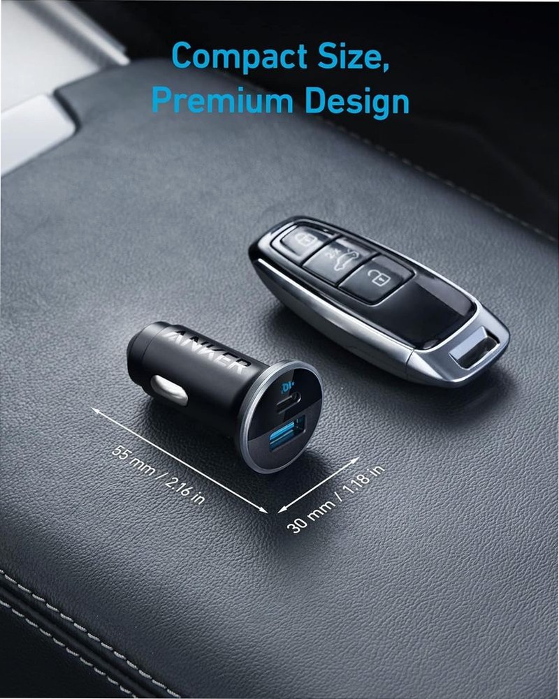 Caricabatterie per auto Anker 323 (52,5 W)