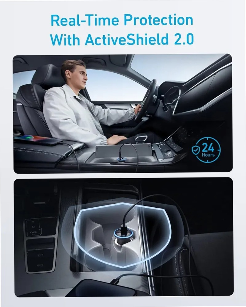 Caricabatterie per auto Anker 323 (52,5 W)