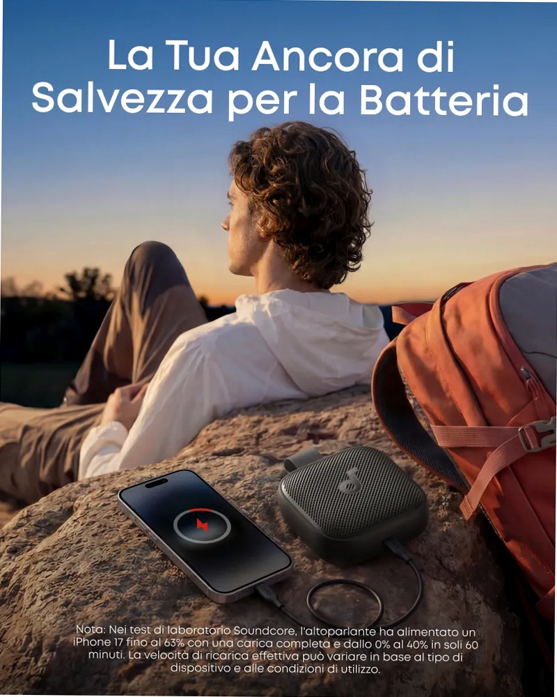 soundcore Boom Go 3i – Cassa Bluetooth portatile 15 W IP68