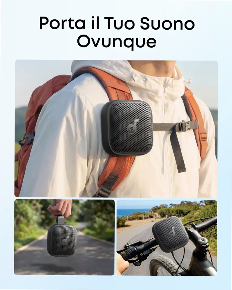 soundcore Boom Go 3i – Cassa Bluetooth portatile 15 W IP68