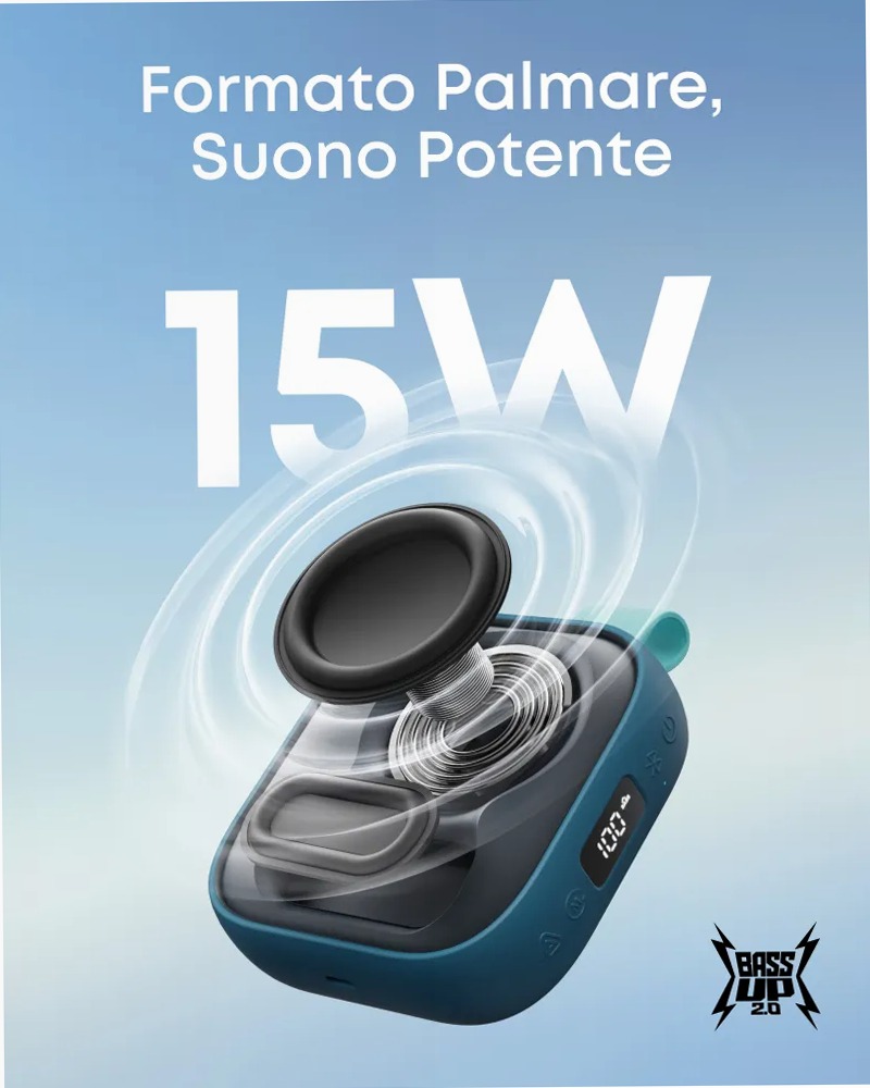 soundcore Boom Go 3i – Cassa Bluetooth portatile 15 W IP68
