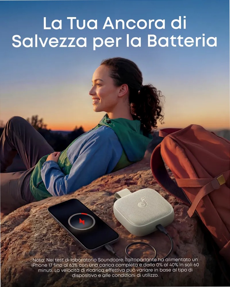 soundcore Boom Go 3i – Cassa Bluetooth portatile 15 W IP68