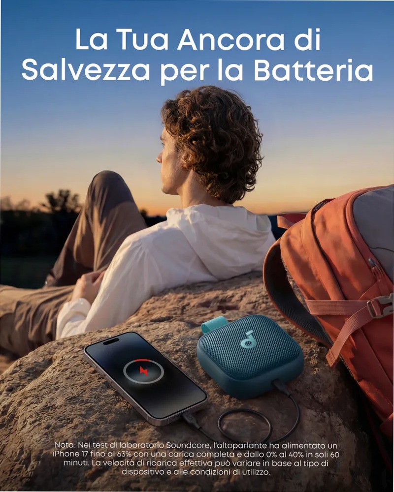 soundcore Boom Go 3i – Cassa Bluetooth portatile 15 W IP68