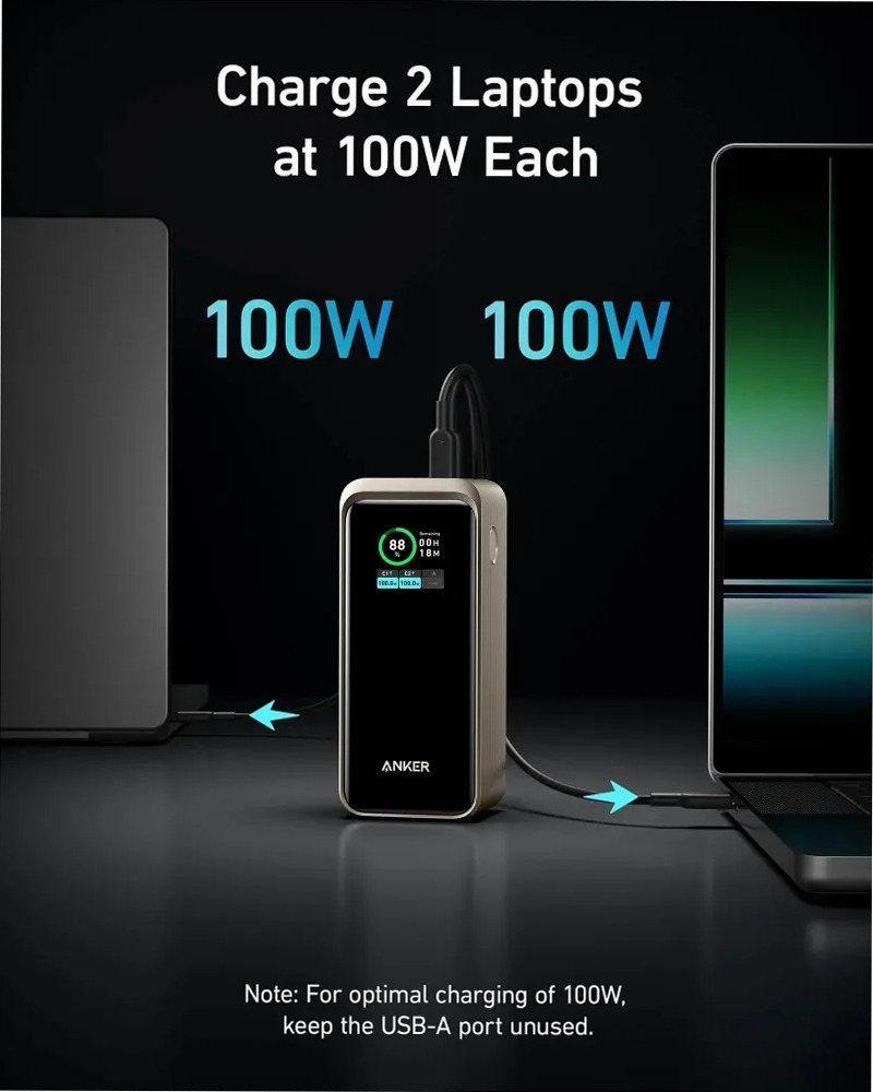 Anker Prime Power Bank da 20000mAh e 200W