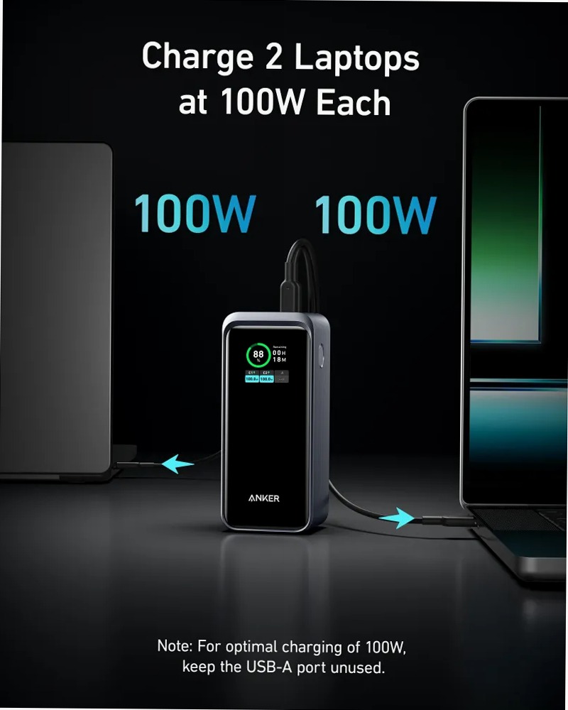 Anker Prime Power Bank da 20000mAh e 200W