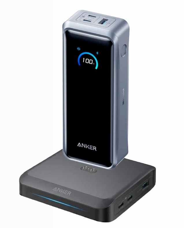 Anker Prime Powerbank (26K, 300W)+Anker Prime Base di ricarica (150 W, 3 porte)