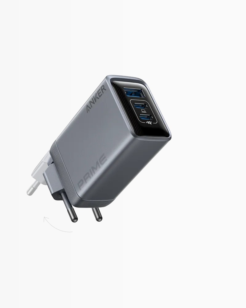 Caricabatterie Anker Prime (100 W, 3 porte, GaN)