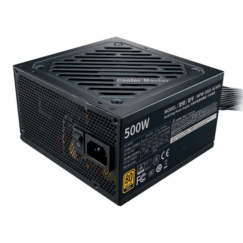 Unità di alimentazione elettrica G500 Gold Entry Level 80 Plus Gold ATX