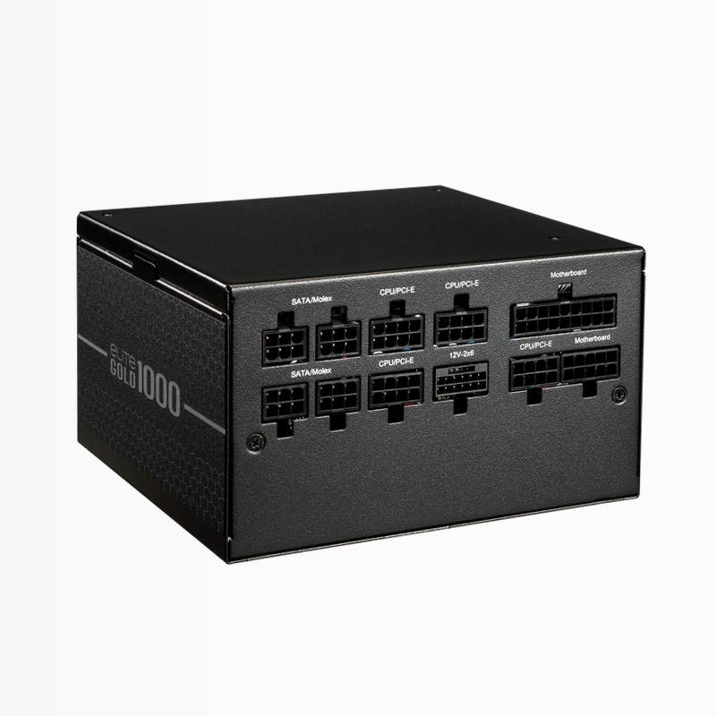 Cooler Master Elite Gold 1000 | ATX 3.1 PSU ad alta efficienza 80 Plus Gold