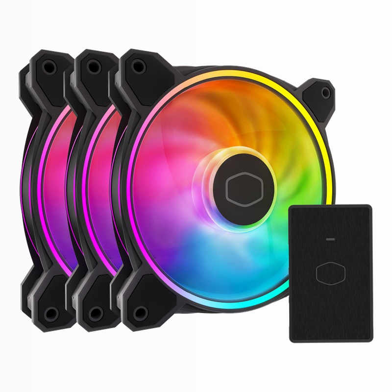 MasterFan MF120 Halo² 3in1 Case Fan 4 pin PWM ARGB 3