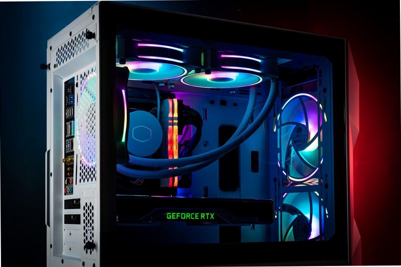 MasterFan MF140 Halo White Edition 4 pin PWM ARGB