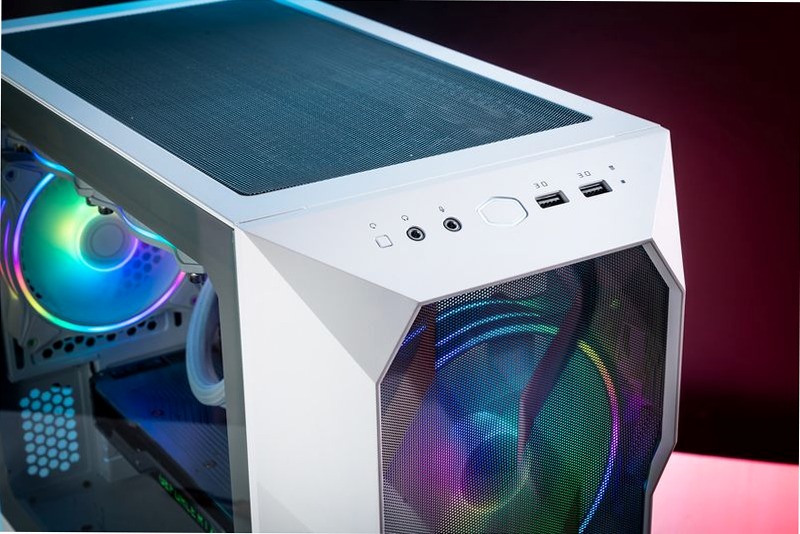 MasterFan MF140 Halo White Edition 4 pin PWM ARGB