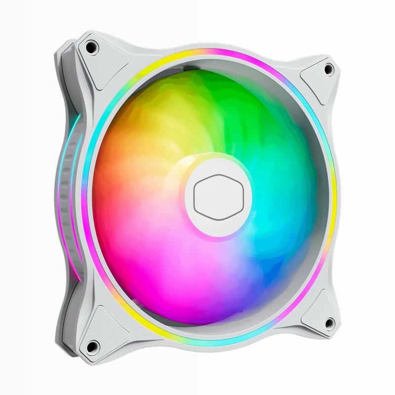 MasterFan MF140 Halo White Edition 4 pin PWM ARGB