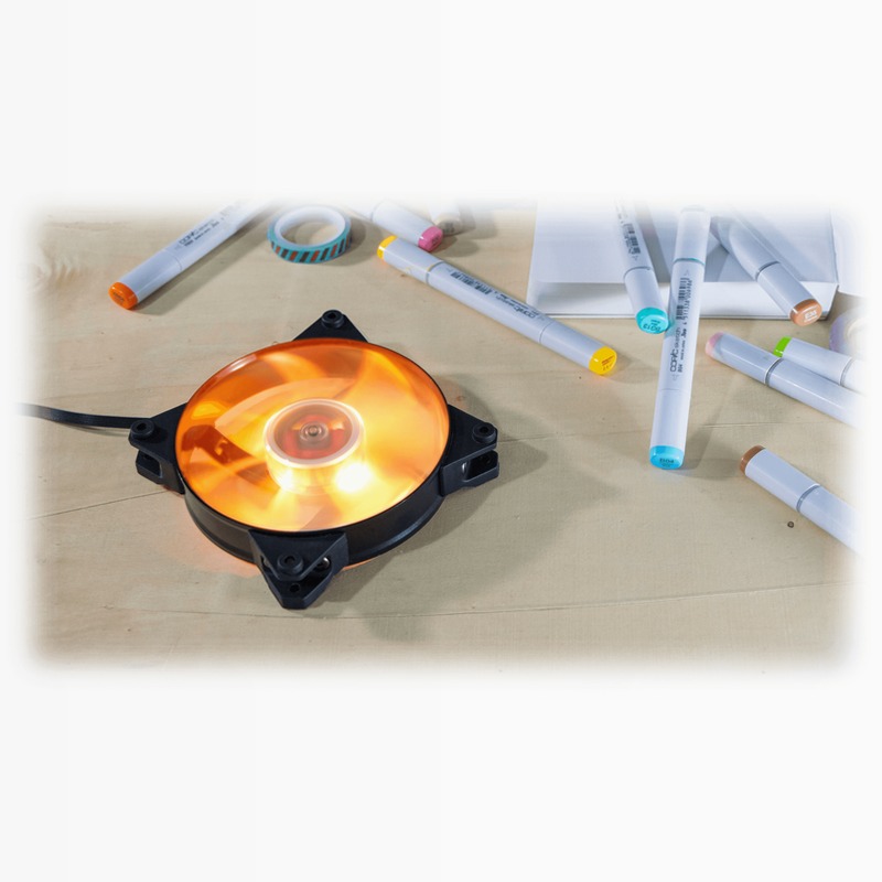 MasterFan Pro 120 Air Flow RGB 3 in 1 con controller LED RGB 120mm