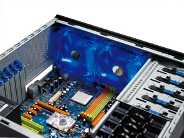 ventilatore silenzioso LED blu 140mm