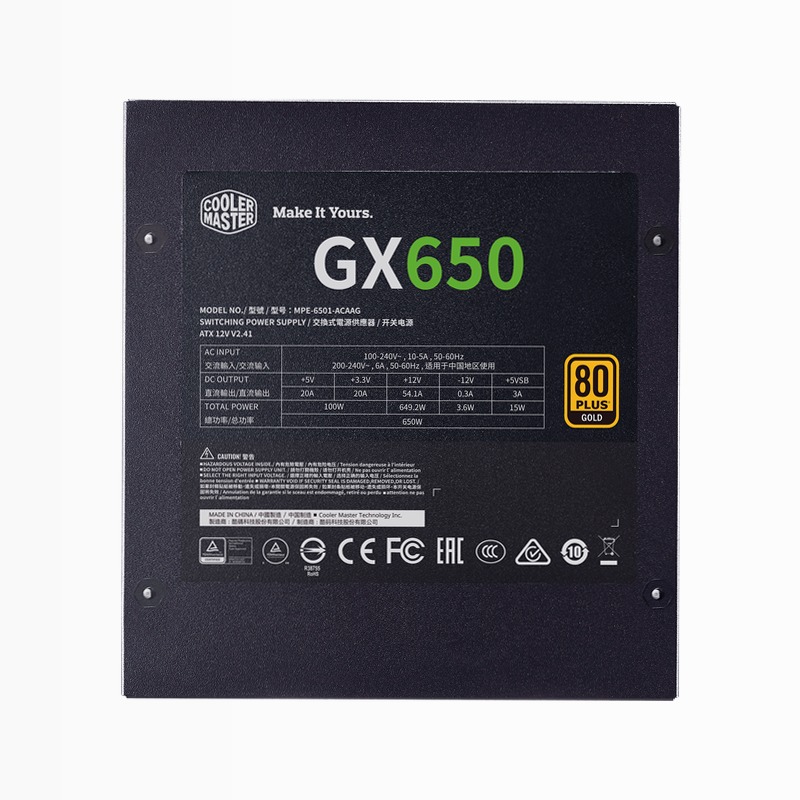 GX Gold 650 Full Modular 80 Plus Gold 650w