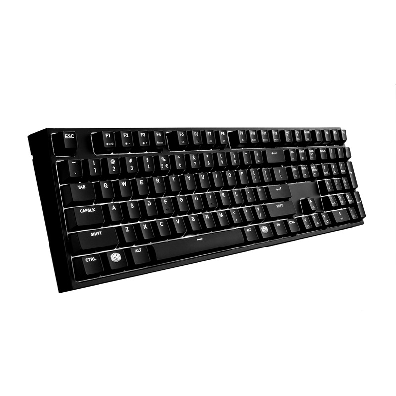Masterkeys Pro L White LED Tastiera di gioco meccanica Plastica