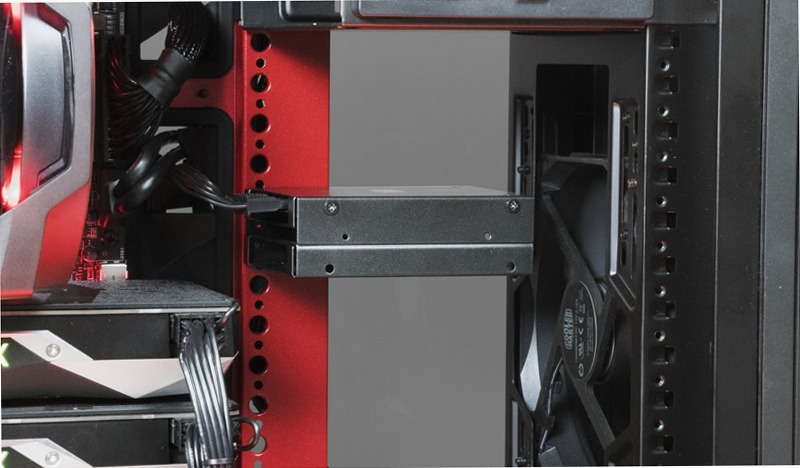 Horizontal SSD Cage