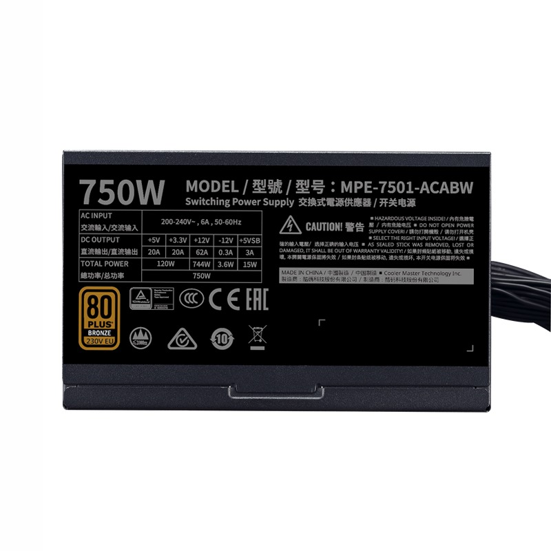MWE 750 Bronze - V2 230V 80 Plus Bronze 800w