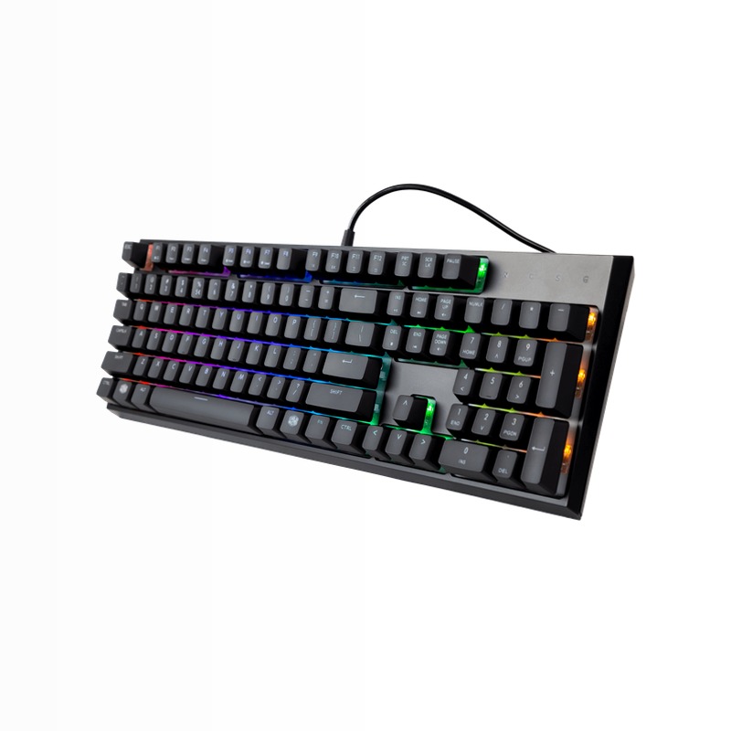 MasterKeys MK120 RGB Tastiera da gioco meccanica Plastica