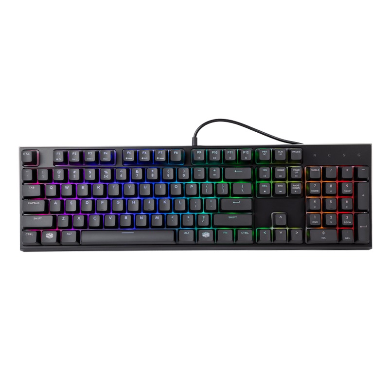 MasterKeys MK120 RGB Tastiera da gioco meccanica Plastica