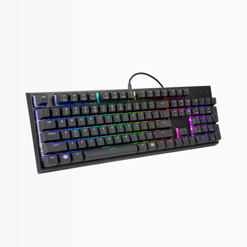 MasterKeys MK120 RGB Tastiera da gioco meccanica Plastica