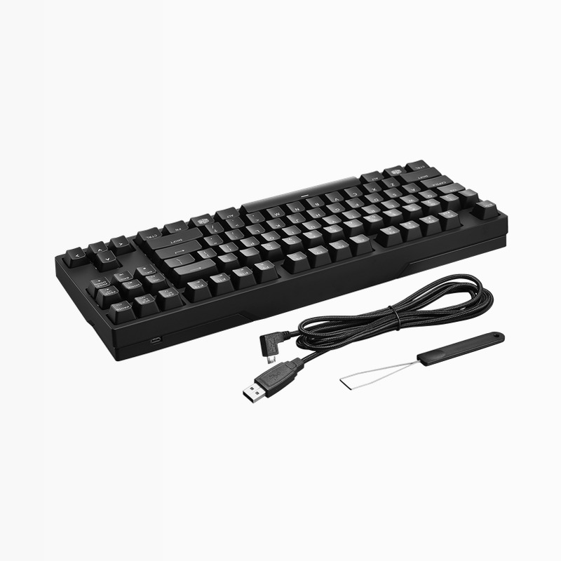 MasterKeys Pro S White LED Mechanical Gaming Keyboard Meccanica