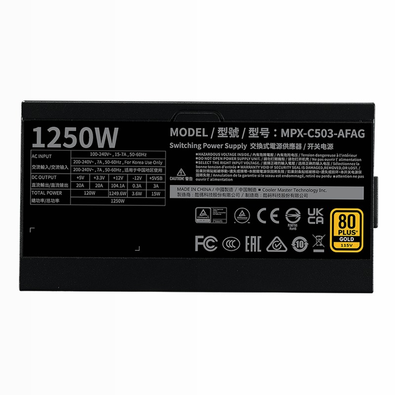 GX III Gold 1250 ATX 3.1